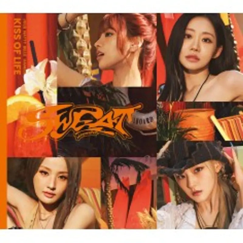 [Japanese Edition] KISS OF LIFE 2nd Mini Album - SWEAT -JAPANESE EP- (TYPE-A) CD Image 1