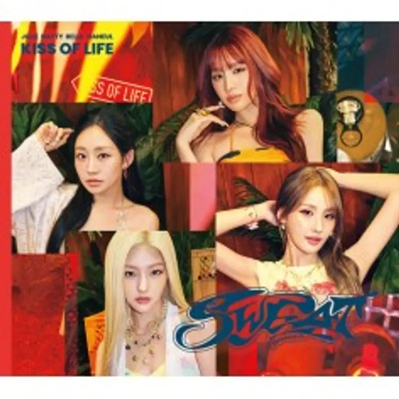 [Japanese Edition] KISS OF LIFE 2nd Mini Album - SWEAT -JAPANESE EP- (TYPE-B) CD Image 1