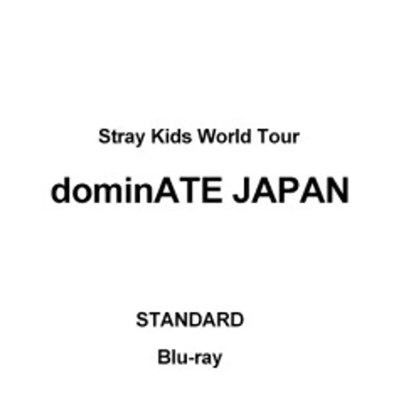 [Japanese Edition] Stray Kids World Tour - dominATE JAPAN (Standard) Blu-ray Image 1