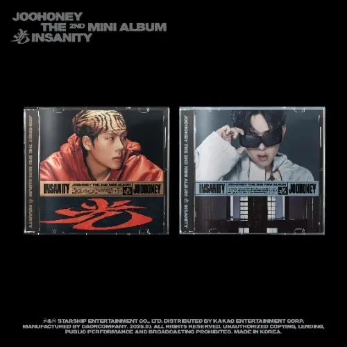 JOOHONEY - 2nd Mini Album [光 (INSANITY)] (JEWEL VER.) (VER.1 / VER.2) (Limited) Image 1