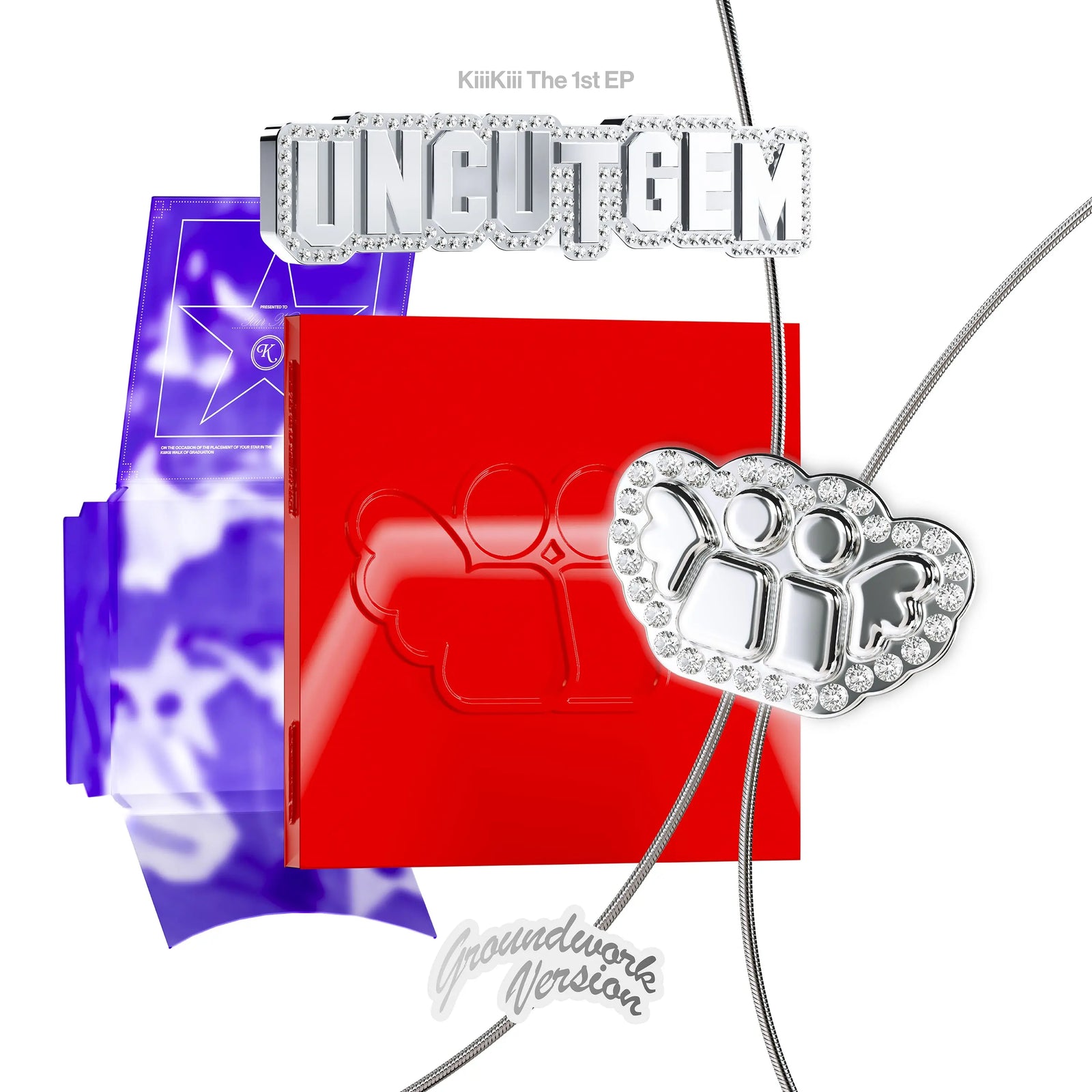 KiiiKiii - The 1st EP Album [UNCUT GEM] (GROUNDWORK Ver.) (Limited) Image 1