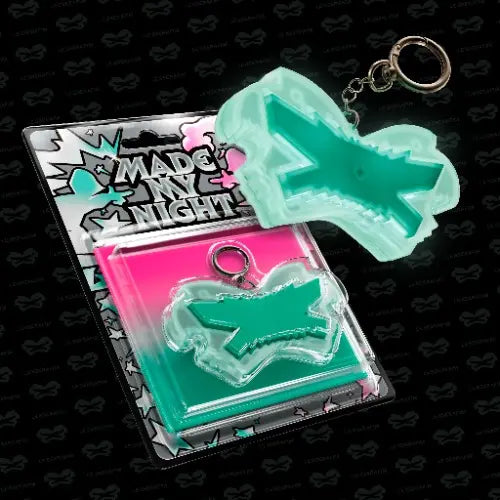 LE SSERAFIM - 2nd Single Album [Made My Night] (Glow Clicker Keychain ver.) (Mint Ver./Pink Ver.) Image 1