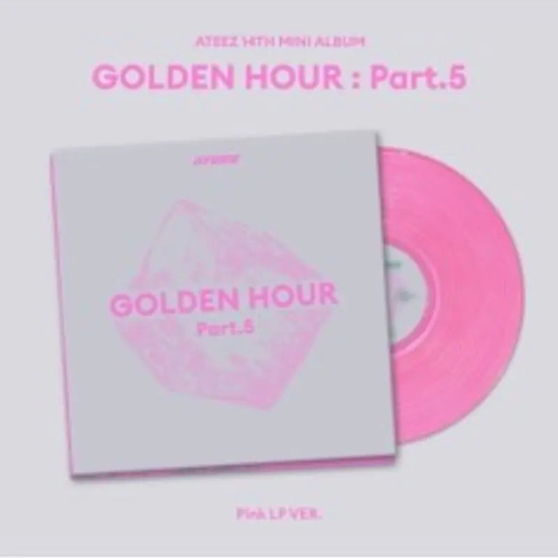 [LP] ATEEZ 14th Mini Album - GOLDEN HOUR : Part.5 (Pink LP Ver.) LP Image 1