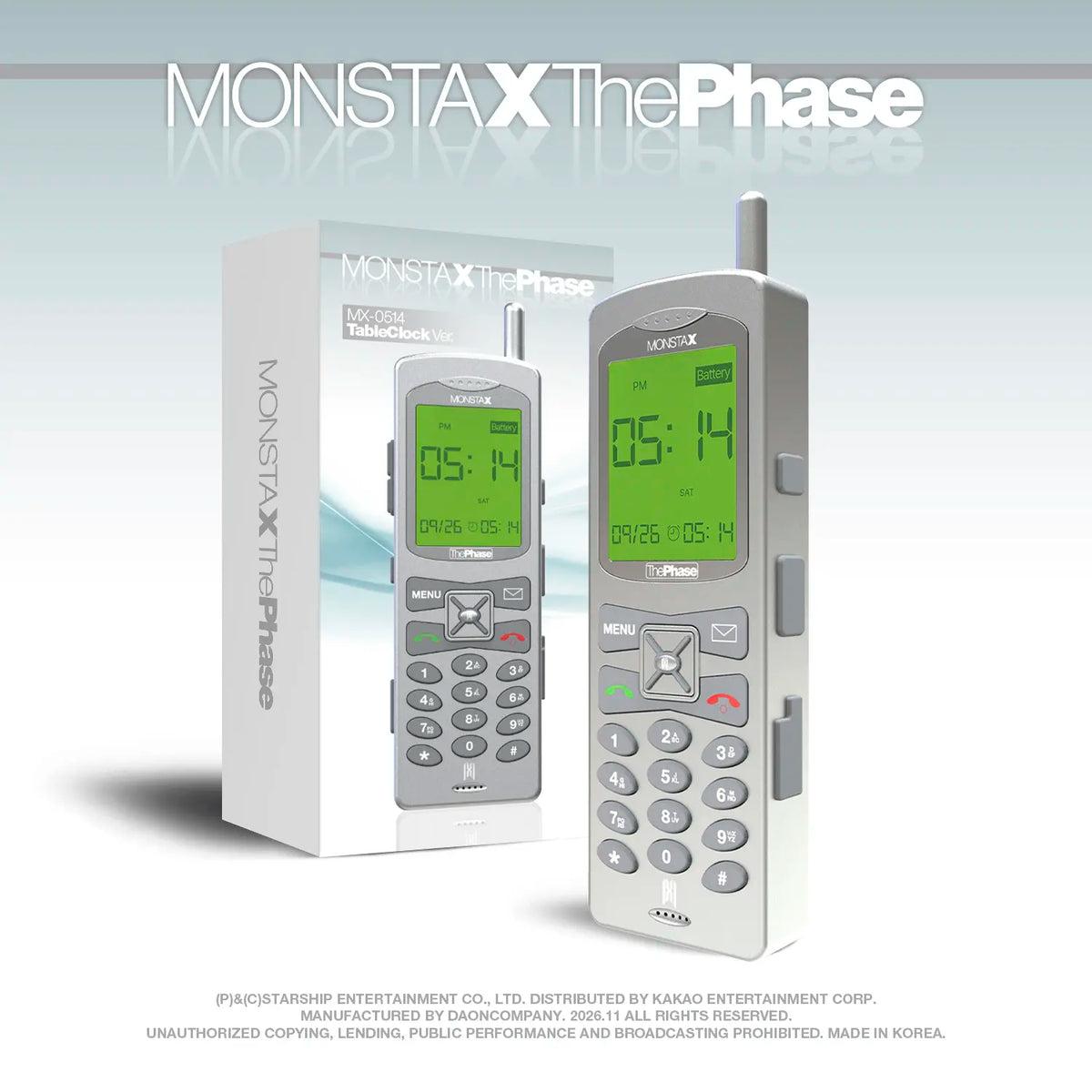 MONSTA X - EP [The Phase] (MX-0514 Table Clock ver.) (Limited Ver.) Image 1