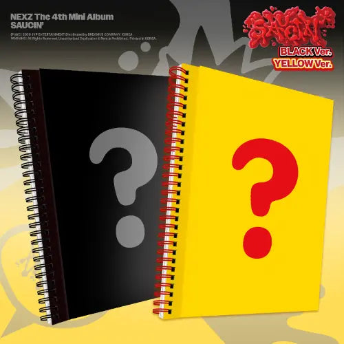NEXZ - 4th Mini Album [SAUCIN’] (BLACK ver. / YELLOW ver.) Image 1