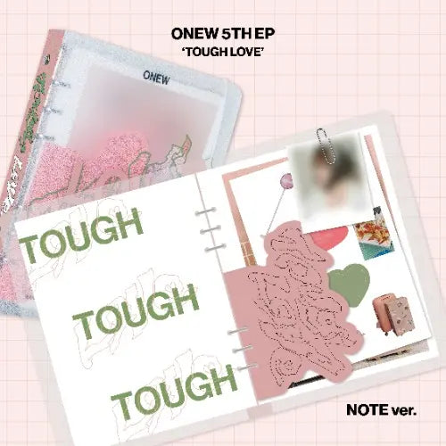 ONEW - 5th EP Album [TOUGH LOVE] (NOTE Ver.) Image 1