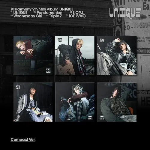 P1Harmony - 9th Mini Album [UNIQUE] (Compact Ver.) Image 1