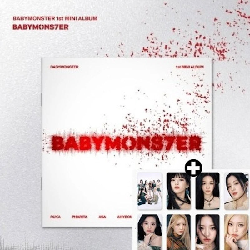 BABYMONSTER [PHOTOBOOK+PHOTOCARD SET] BABYMONSTER 1st Mini Album - BABYMONS7ER CD + PHOTOCARD SET