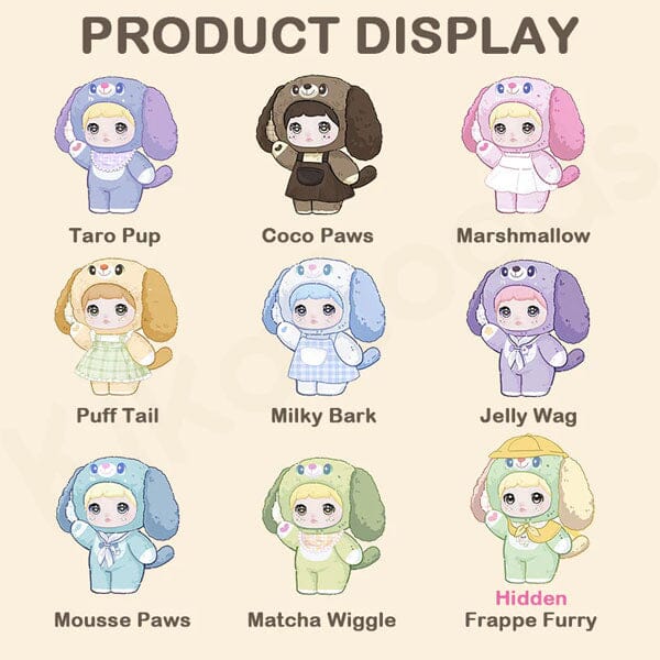 Nommi Puppy Diary Plush Blind Box Series
