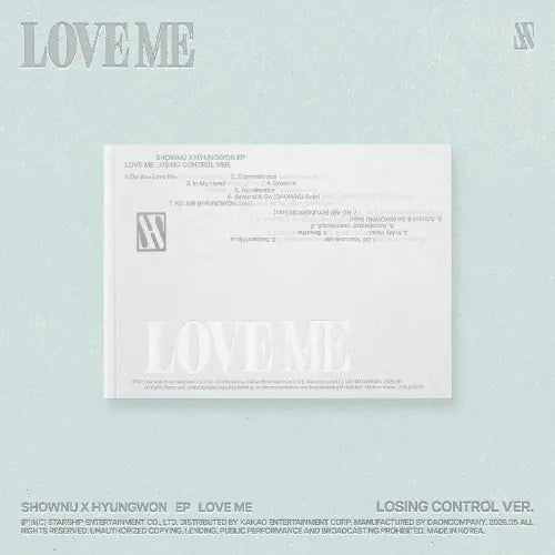 SHOWNU X HYUNGWON - EP [LOVE ME] (LOVE ME OR NOT VER. / LOSING CONTROL VER.) Image 2