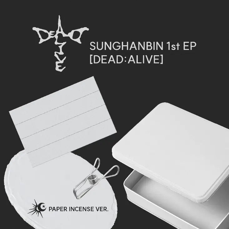 SUNG HANBIN - 1st Mini Album [DEAD:ALIVE] (Paper Incense Ver.) (Limited) Image 1