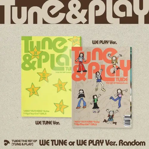 TUIDE - 1st EP [TUNE & PLAY] (WE TUNE Ver. / WE PLAY Ver.) Image 1