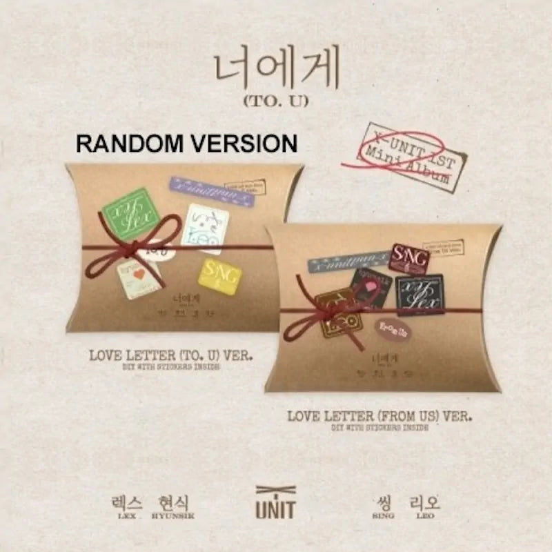 X-UNIT - 1st Mini Album - To.U