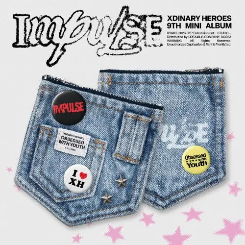 Xdinary Heroes - 9th Mini Album [IMPULSE] (DENIM POUCH Ver.) Image 1