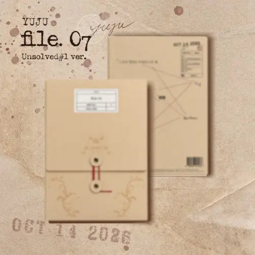 YUJU - 4th Mini Album [file. 07] (Unsolved #01 Ver. / Unsolved #02 Ver.) Image 1