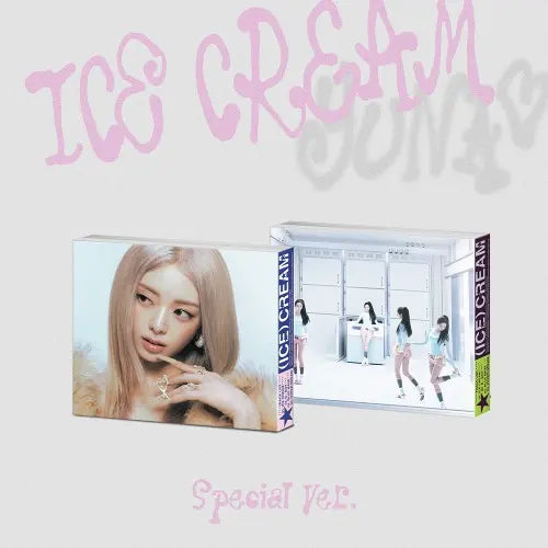 YUNA (ITZY) - 1st Mini Album [Ice Cream] (SPECIAL Ver.) (A Ver, / B Ver.) Image 1