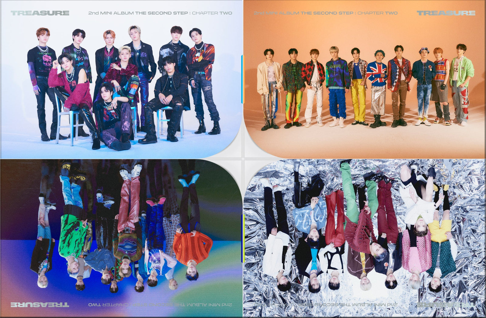 TREASURE - 2nd MINI ALBUM [THE SECOND STEP : CHAPTER TWO] YG TAG ALBUM (RANDOM ver.)