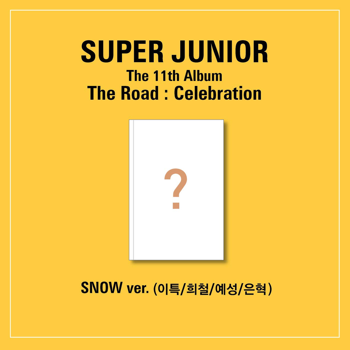 SUPER JUNIOR - 11th Album - Vol.2 &#39;The Road : Celebration