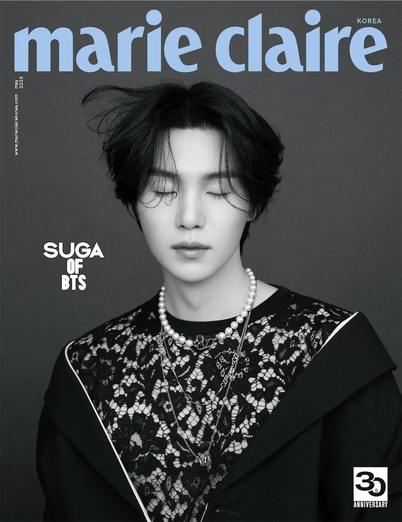 Suga (BTS) - Marie Claire May 2023 (Cover: SUGA)