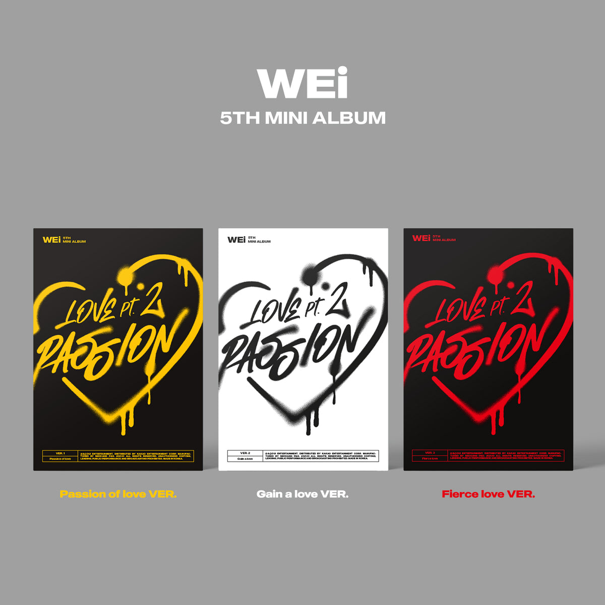 WEi - 5th Mini Album - Love Pt.2 : Passion