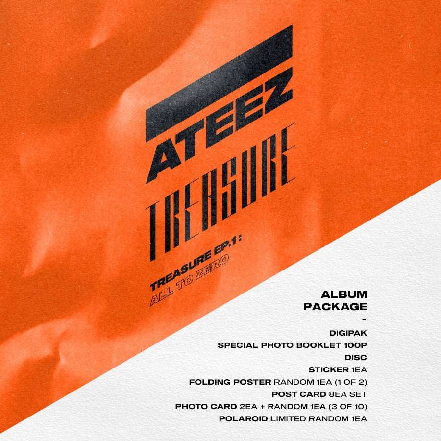 Ateez - 1st Mini Album - Treasure Ep.1 : All to Zero [Re-release]