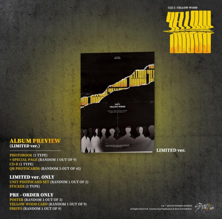 Stray Kids - ClÃ© 2 - Yellow Wood (Standard Edition)