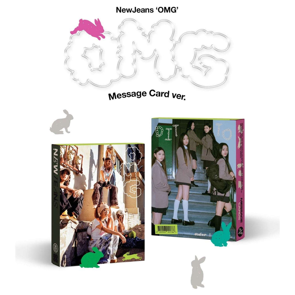 【新品未開封】newjeans OMG クリアファイル 6枚セット NewJeans - [OMG] Message Card ver. (Random ver.) - Qute & Quirky