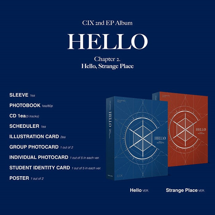 CIX - 2nd Mini Album - HELLO Chapter 2. Hello, Strange Place