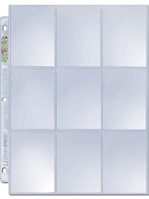 Photocard Sleeves - Ultra Pro Pocket Platinum Pages Sleeves -  (Various Sizes)