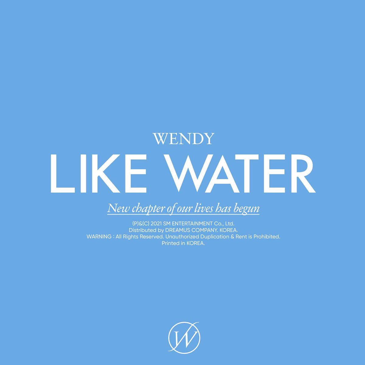 Wendy - 1st Mini Album - Like Water (Jewel Case ver.)