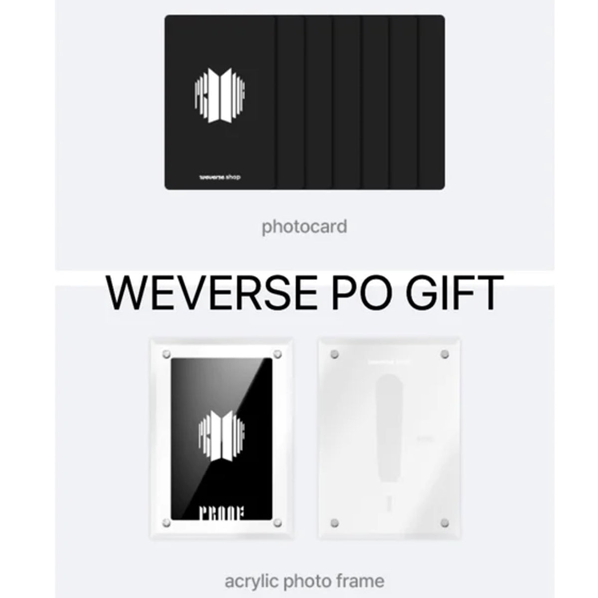 BTS - Proof Pre-Order Benefit - Photo Stand (Limited | Weverse)