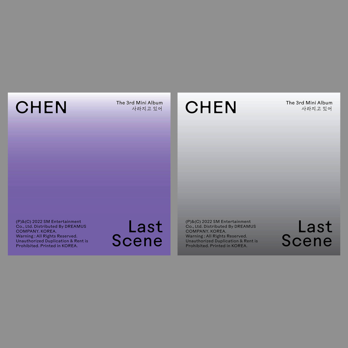 CHEN - 3rd Mini Album - Last Scene (Photo Book Ver.)