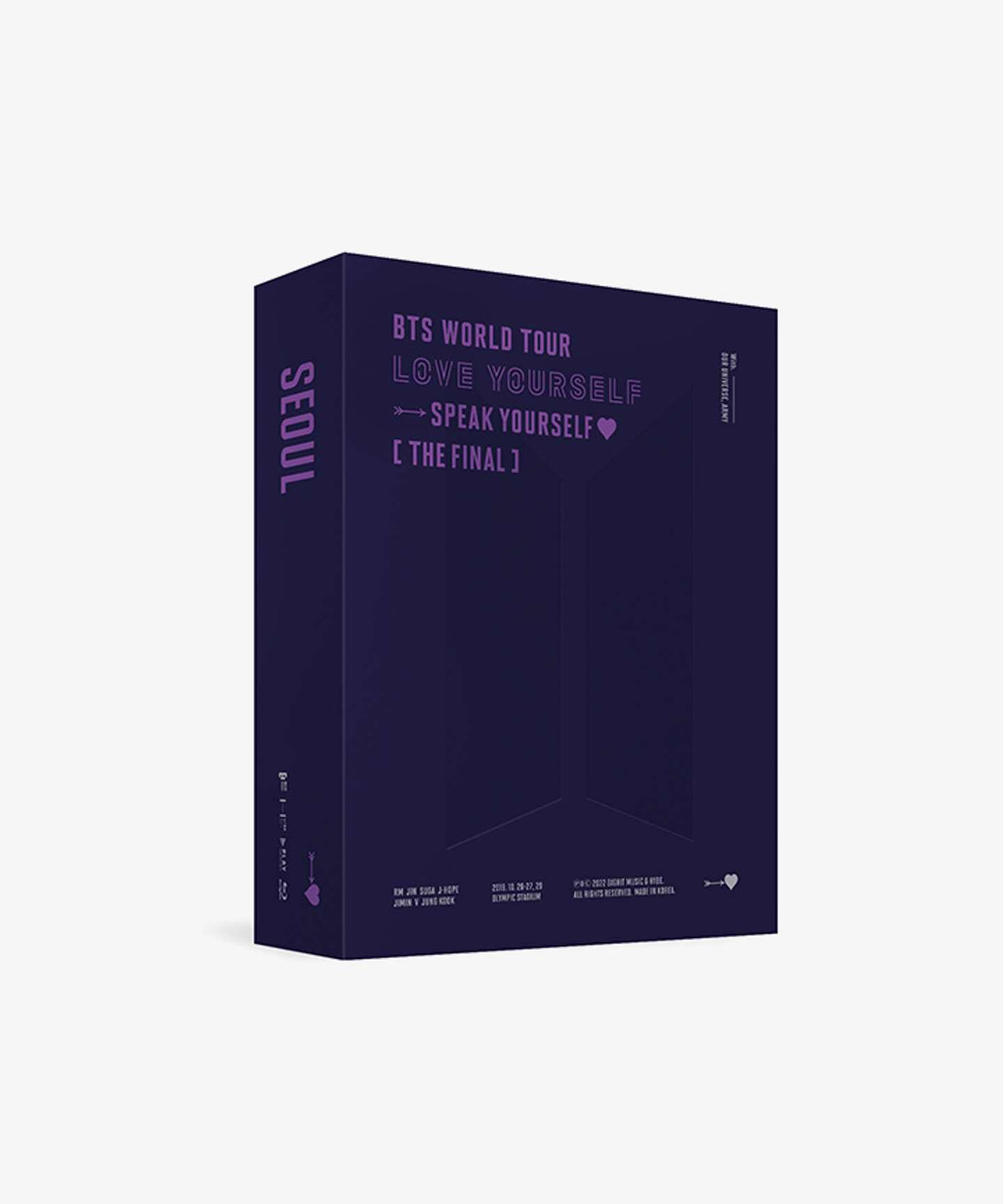 BTS - WORLD TOUR ‘LOVE YOURSELF : SPEAK YOURSELF’ [THE FINAL] Blu-ray