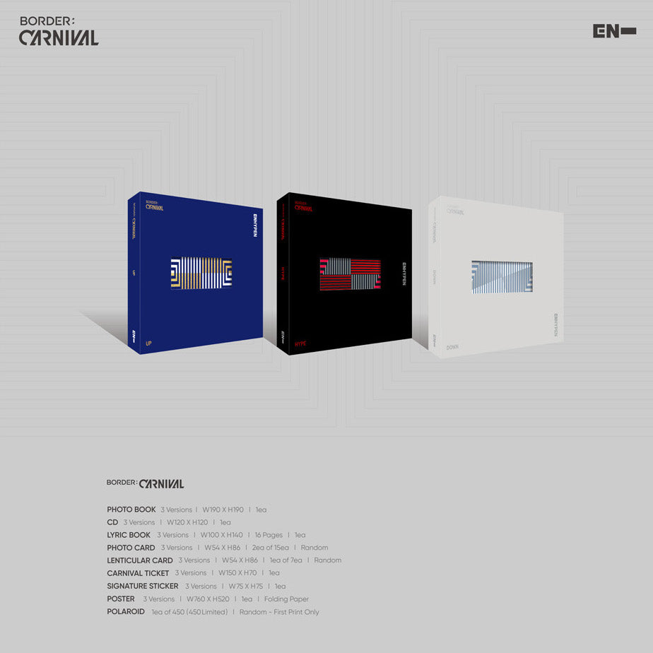 ENHYPEN - 2nd Mini Album - BORDER : CARNIVAL