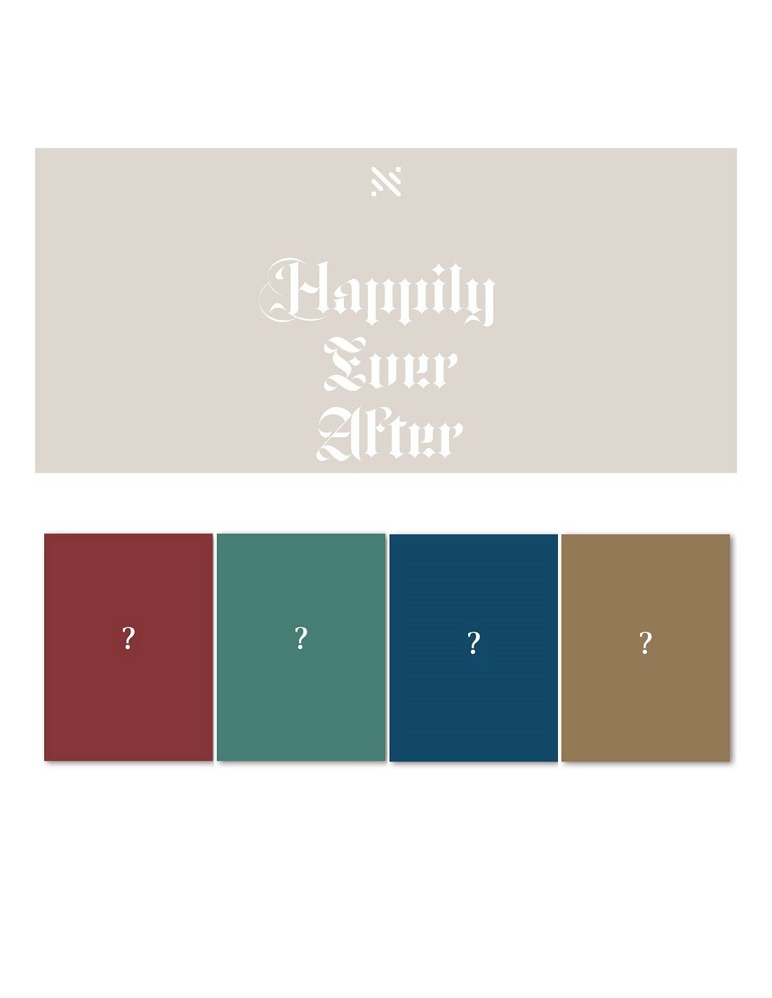 NU&#39;EST - Mini Album Vol.6 [Happily Ever After] - SET (4CD)
